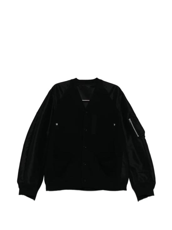 26SS 사카이 가디건 26 03940M 001 BLACK - SACAI