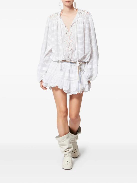 26SS 이자벨마랑에뚜왈 숏 원피스 RO0952FA D1J05E 20WH WHITE - ISABEL MARANT ETOILE