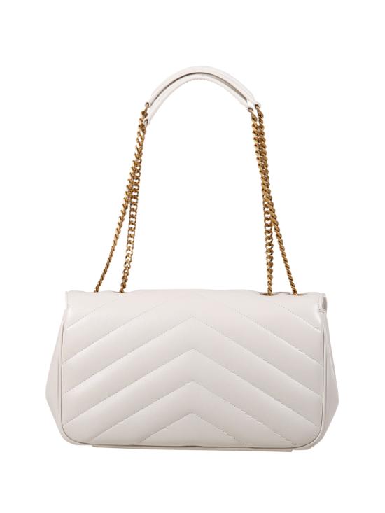 26SS 생로랑 루루 마틀라세 램스킨 미디움 숄더백 801439 AAEAX 9207 CREMA SOFT - SAINT LAURENT