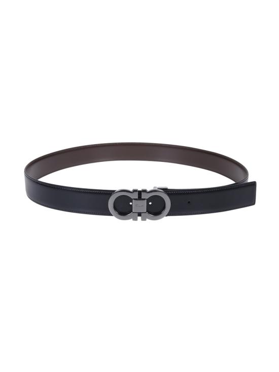 26SS 살바토레 페라가모 가죽 벨트 679535 644557 001 NERO AUBURN