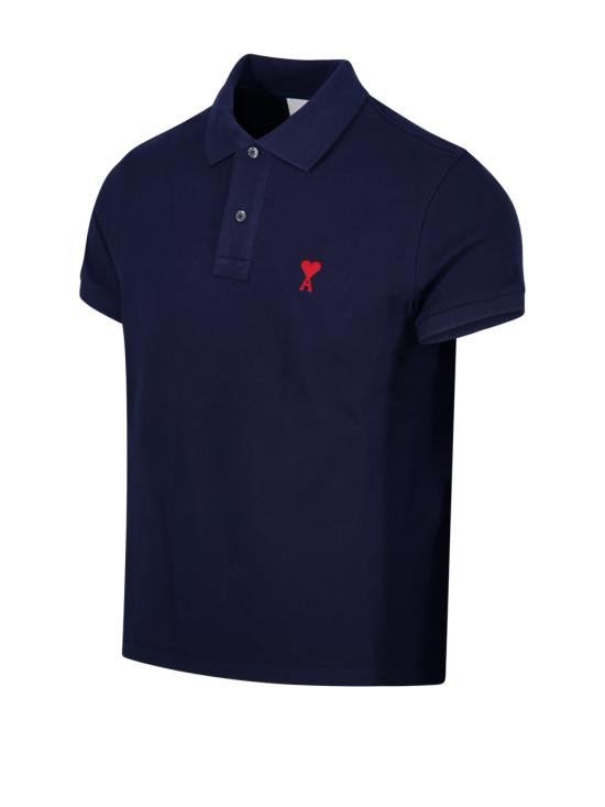 26SS 아미 폴로 티셔츠 BFUPL001 760 430 NIGHT BLUE - AMI