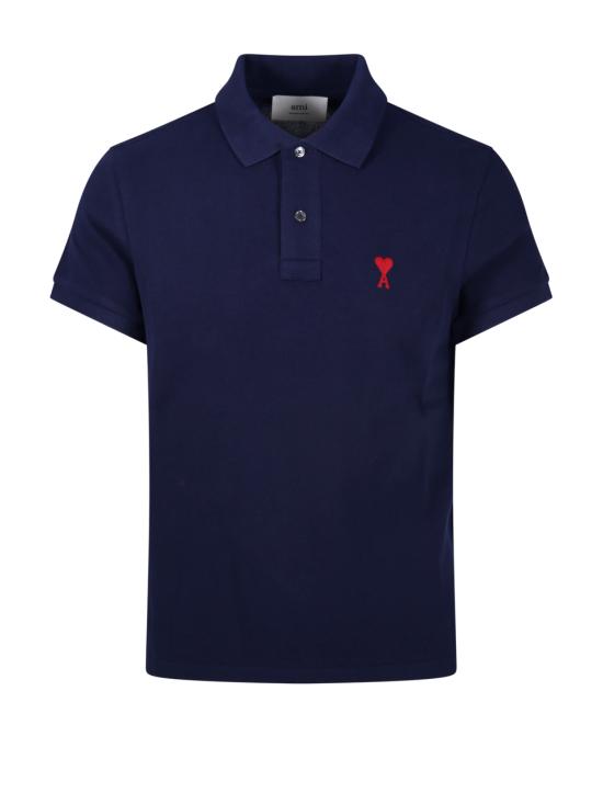 26SS 아미 폴로 티셔츠 BFUPL001 760 430 NIGHT BLUE