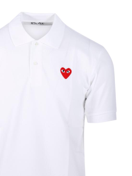26SS 꼼데가르송 폴로 티셔츠 AXT006 5 WHITE - COMME DES GARCONS