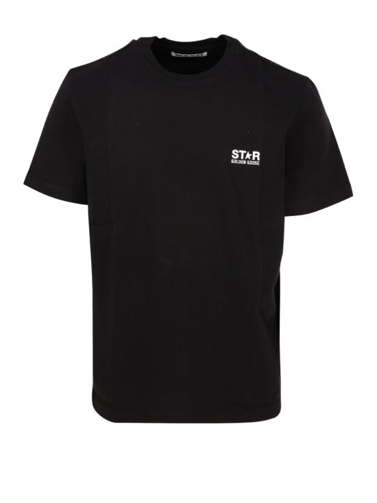 26SS 골든구스 반팔 티셔츠 GMP01220 P000879 80203 BLACK WHITE