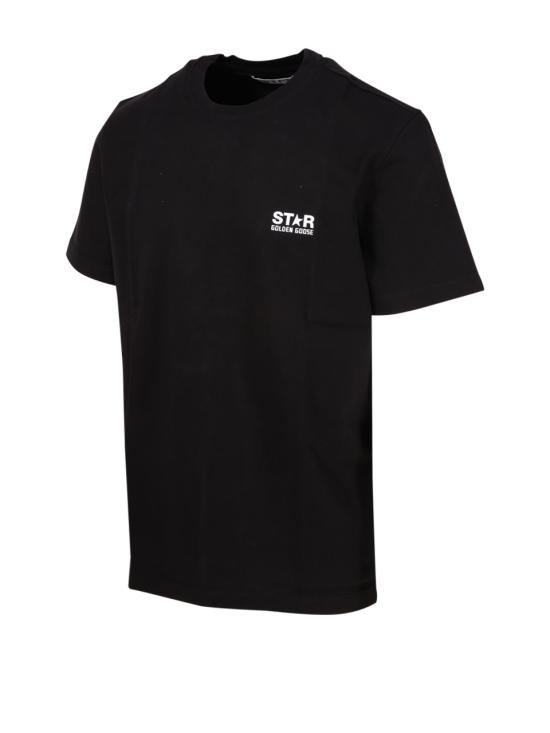 26SS 골든구스 반팔 티셔츠 GMP01220 P000879 80203 BLACK WHITE - GOLDEN GOOSE