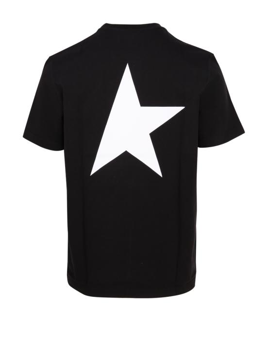 26SS 골든구스 반팔 티셔츠 GMP01220 P000879 80203 BLACK WHITE - GOLDEN GOOSE