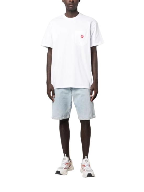 26SS 칼하트 반팔 티셔츠 I032128 1WZXX WHITE RED - CARHARTT