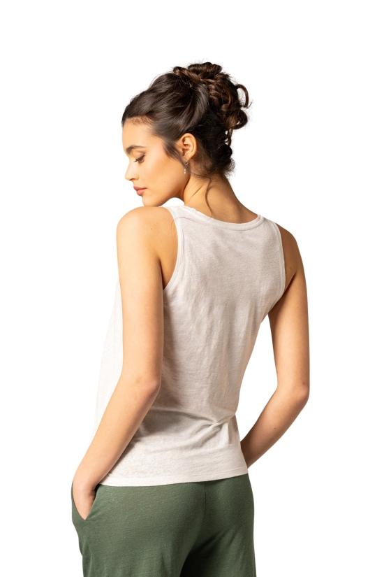 26SS 마제스틱필라쳐 민소매 티셔츠 M011 FDE021 001 BLANC - MAJESTIC FILATURES