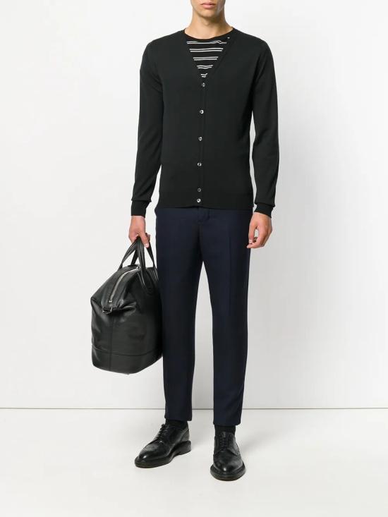 26SS 존스메들리 가디건 PETWORTH BLACK - JOHN SMEDLEY