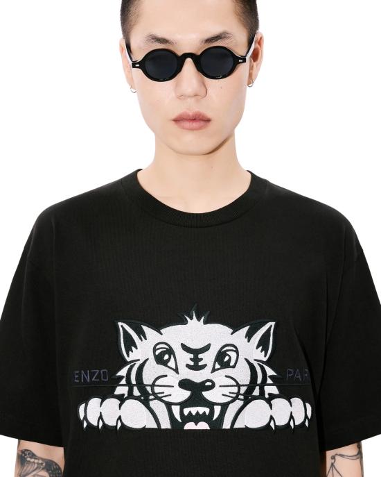 26SS 겐조 반팔 티셔츠 FF55TS5264SI 99J BLACK - KENZO