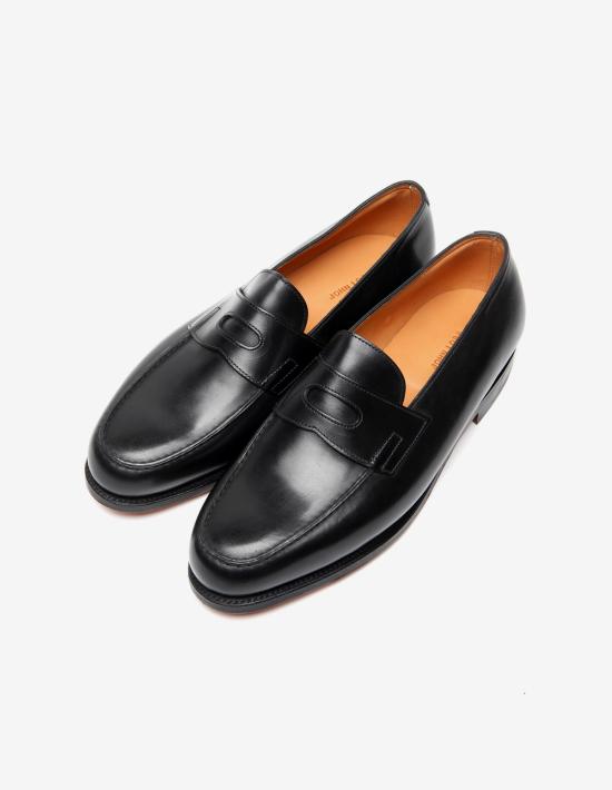 26SS 존롭 로퍼 LOPEZ CALF E 1R BLACK - JOHN LOBB