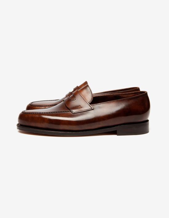 26SS 존롭 로퍼 LOPEZ MUSEUM E 2Y DARK BROWN - JOHN LOBB