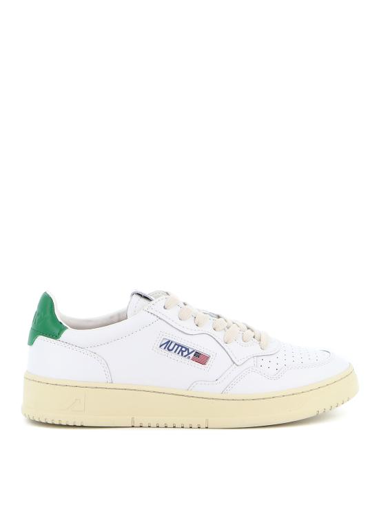 26SS 오트리 메달리스트 로우 스니커즈 AULMLL20 WHITE GREEN