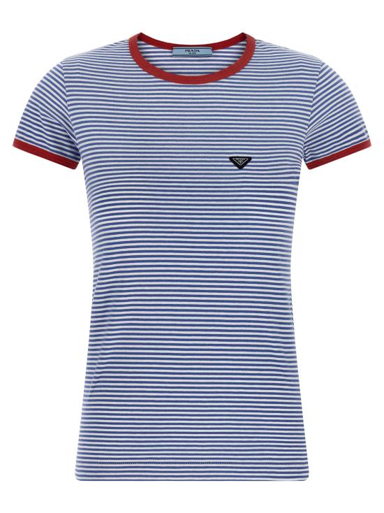 26SS 프라다 반팔 티셔츠 39658SOOO186HF0X36 Light Blue