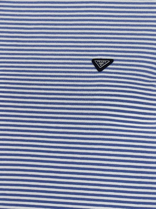 26SS 프라다 반팔 티셔츠 39658SOOO186HF0X36 Light Blue - PRADA