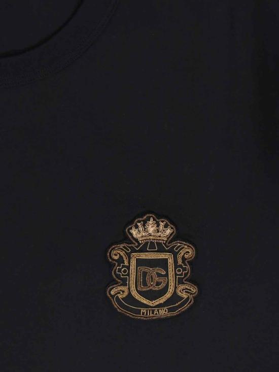 26SS 돌체앤가바나 반팔 티셔츠 G8PT1Z G7PZUN0000 Black - DOLCE & GABBANA