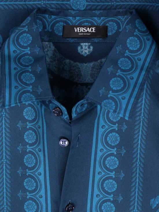 26SS 베르사체 데님 셔츠 1021715 1A135575UH90 Blue - VERSACE