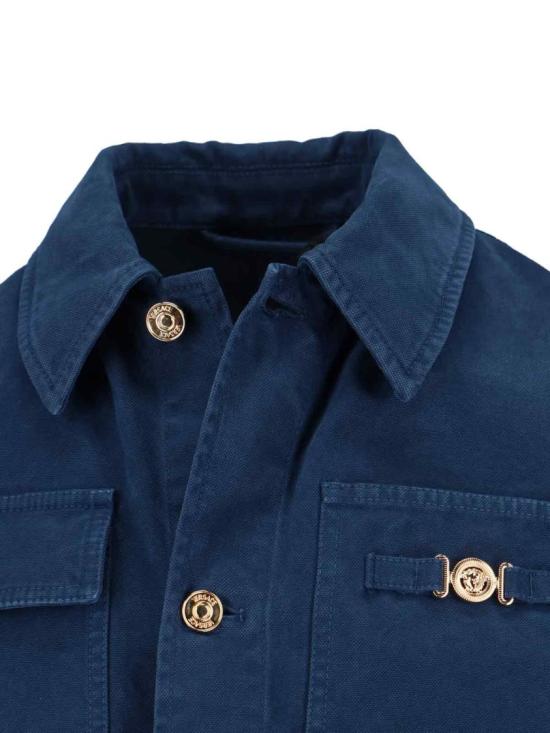 26SS 베르사체 자켓 1017859 1A129461UO60 Blue - VERSACE