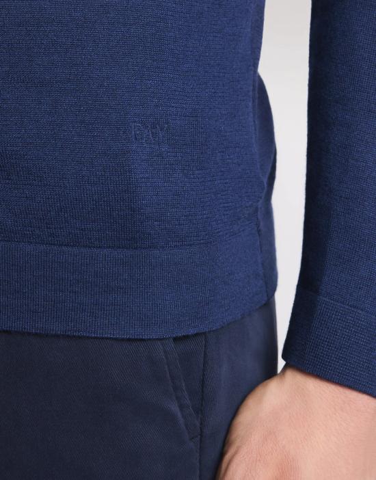 25FW 페이 가디건 NMMC1512390WJGU607 Blue - FAY