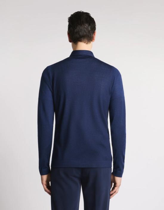 25FW 페이 가디건 NMMC1512390WJGU607 Blue - FAY