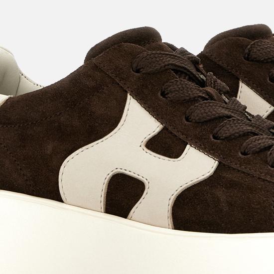25FW 호간 스니커즈 HXW5620DN61U5W0MAJ Brown - HOGAN