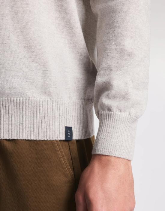 25FW 페이 스웨터 NMMC1512420CQTB211 Grey - FAY