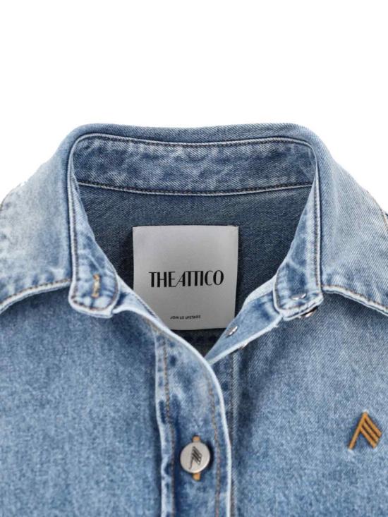 26SS 디 아티코 데님 셔츠 260WCB00068 DDD116AA024 Blue - THE ATTICO