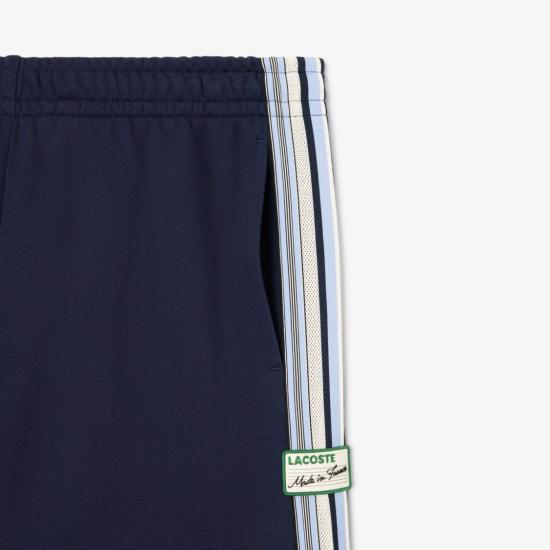 25FW 라코스테 스트레이트 팬츠 XF5250166 Blue - LACOSTE