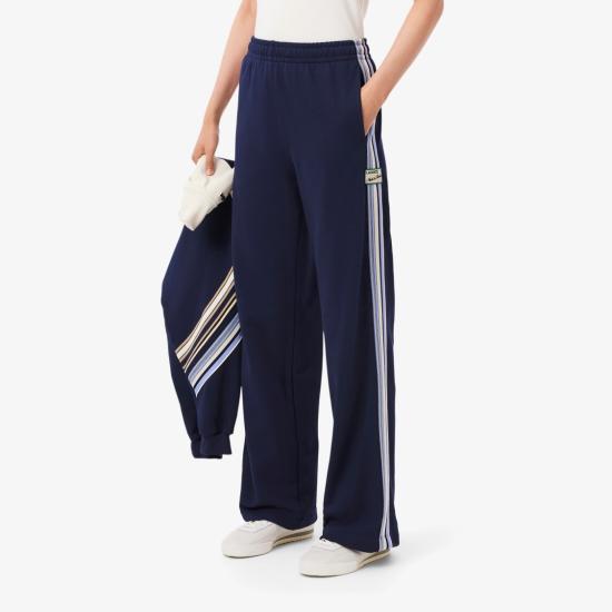 25FW 라코스테 스트레이트 팬츠 XF5250166 Blue - LACOSTE