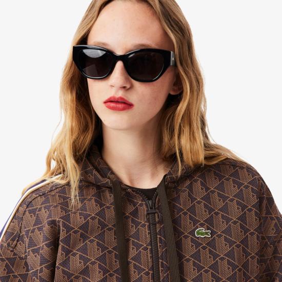 25FW 라코스테 후드 티셔츠 SF76069I4 Brown - LACOSTE