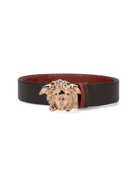 26SS 베르사체 가죽 벨트 1020704 1A166902NI6V Brown - VERSACE