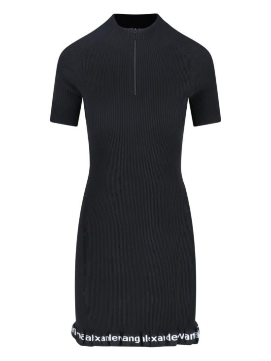 26SS 알렉산더 왕 미디 원피스 4KC1266045001 Black