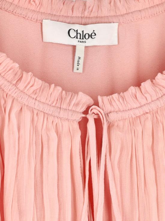26SS 끌로에 미디 원피스 26SRO020016L6 Pink - CHLOE