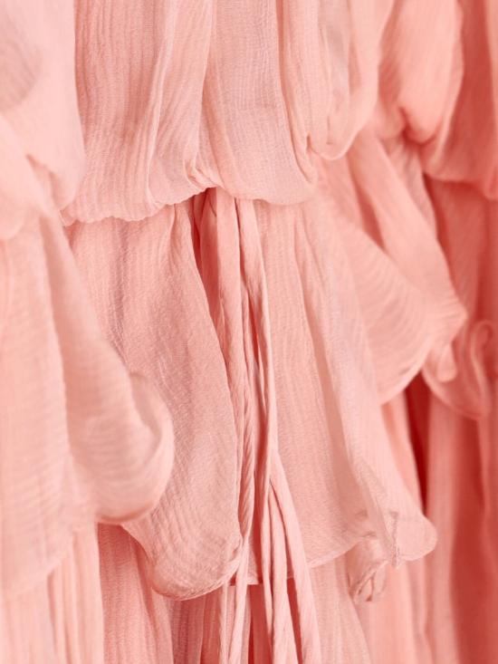 26SS 끌로에 미디 원피스 26SRO020016L6 Pink - CHLOE