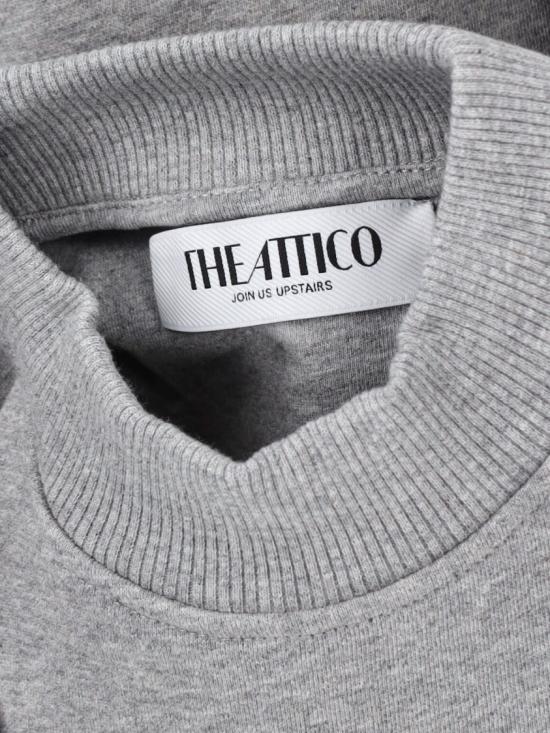 26SS 디 아티코 긴팔 티셔츠 260WCF00024 JJF003AA183 Grey - THE ATTICO