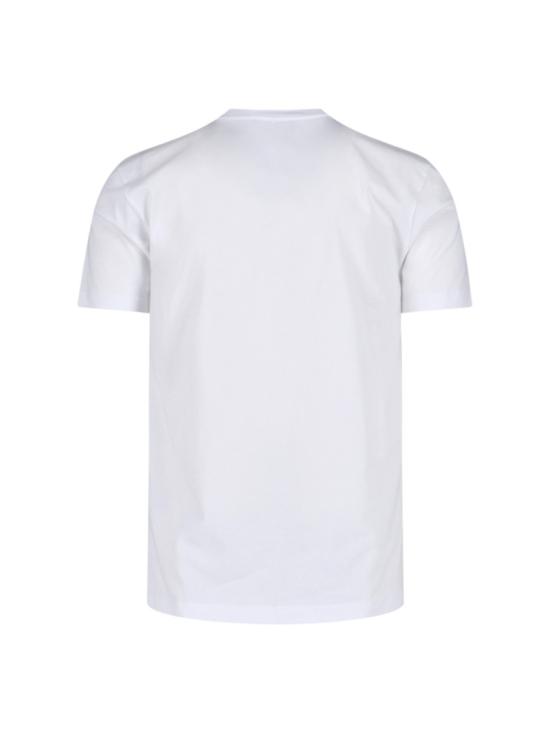 26SS 베르사체 프린티드 코튼 저지 슬림 티셔츠 1013944 1A167041W000 White - VERSACE