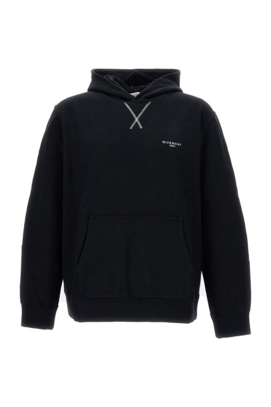 26SS 지방시 후드 티셔츠 BMJ0NH3YS1001 Black