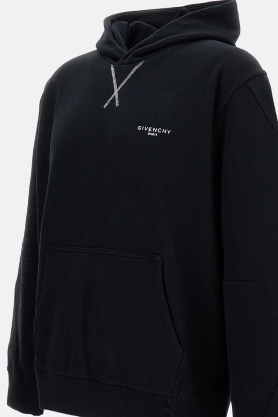 26SS 지방시 후드 티셔츠 BMJ0NH3YS1001 Black - GIVENCHY