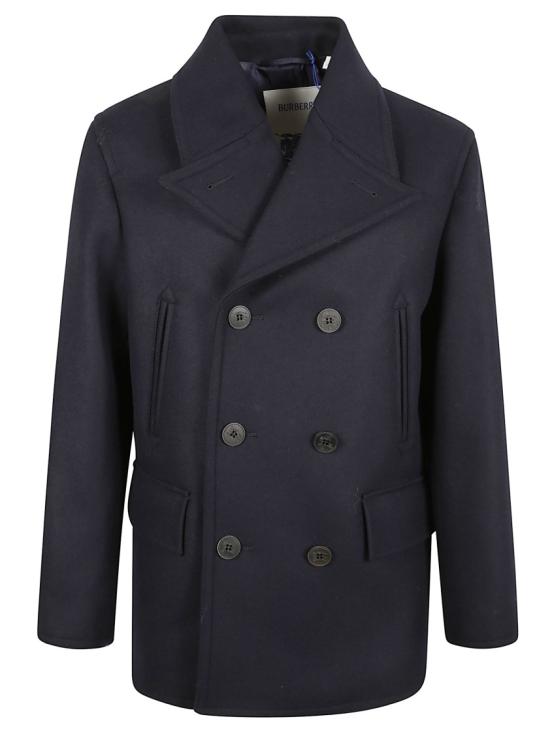 25FW 버버리 울 피 코트 8115005 A1222 Blue