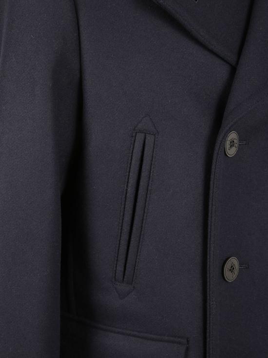 25FW 버버리 울 피 코트 8115005 A1222 Blue - BURBERRY