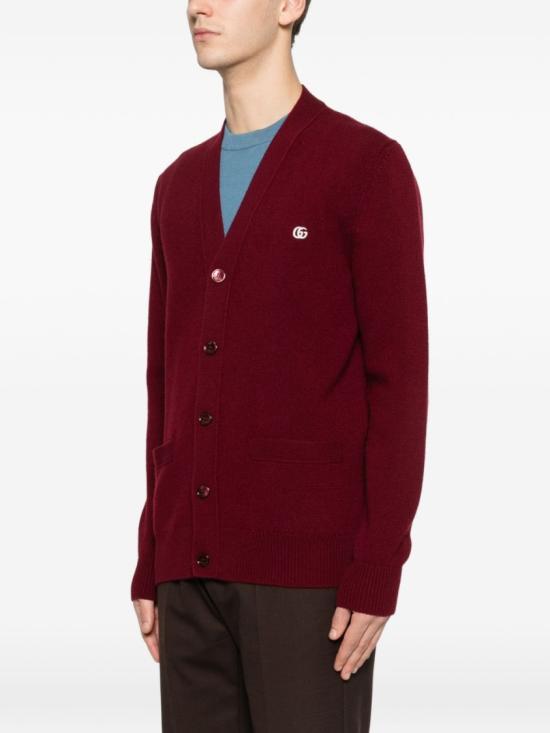 26SS 구찌 스웨터 815009XKFAU6013 Burgundy - GUCCI