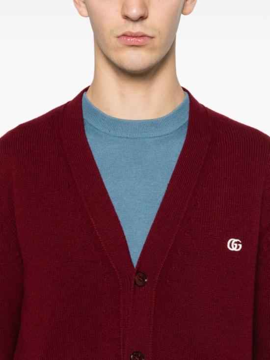 26SS 구찌 스웨터 815009XKFAU6013 Burgundy - GUCCI
