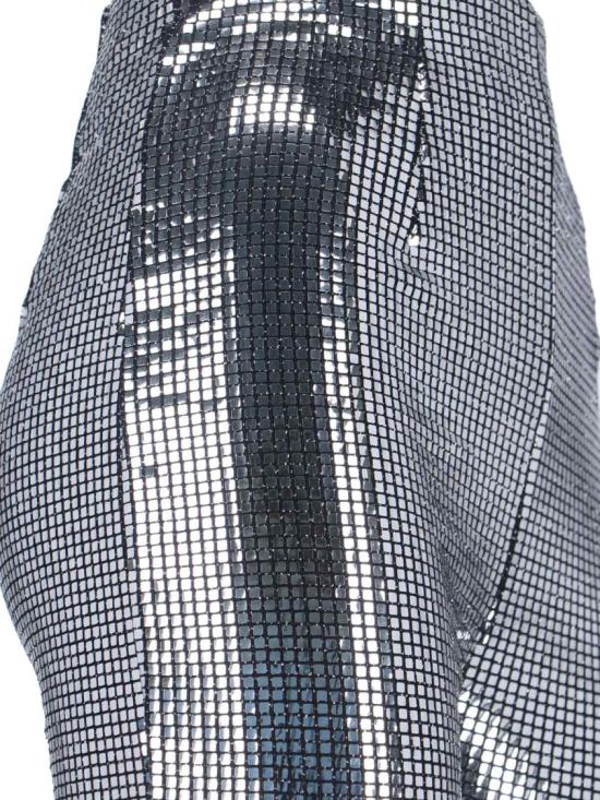 26SS MM6 메종마르지엘라 메탈릭 레깅스 S52KA0560 S23734905 Silver - MM6 MAISON MARGIELA
