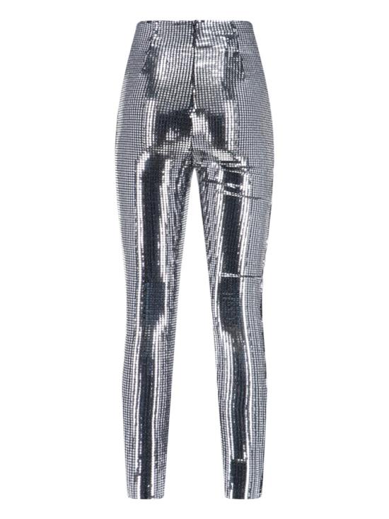 26SS MM6 메종마르지엘라 메탈릭 레깅스 S52KA0560 S23734905 Silver - MM6 MAISON MARGIELA