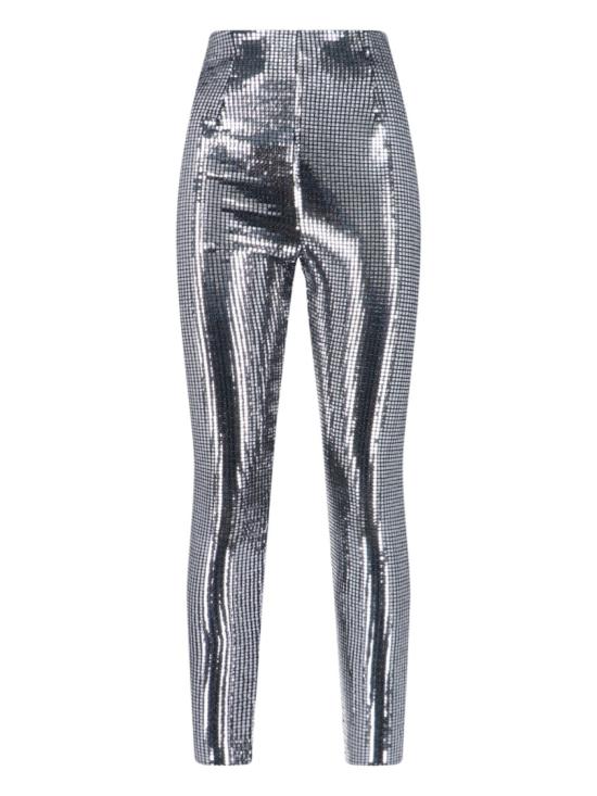 26SS MM6 메종마르지엘라 메탈릭 레깅스 S52KA0560 S23734905 Silver