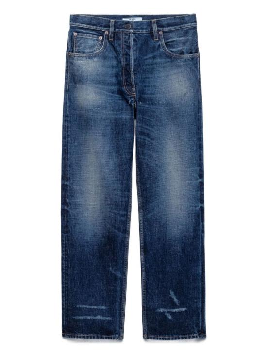 25FW 프라다 파이브 포켓 워시드 데님 진 GFP5361631S OOOF0008 Blue