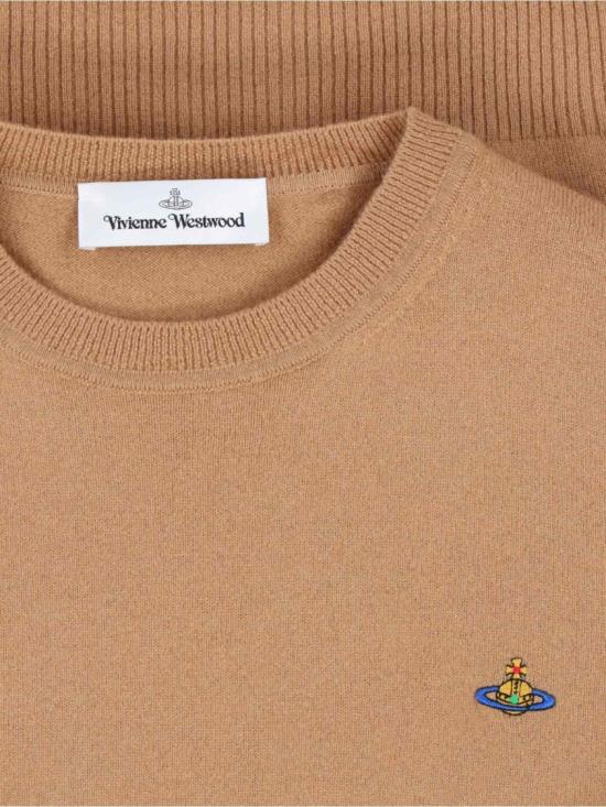 26SS 비비안웨스트우드 스웨터 2701002T Y0018C407 Brown - VIVIENNE WESTWOOD
