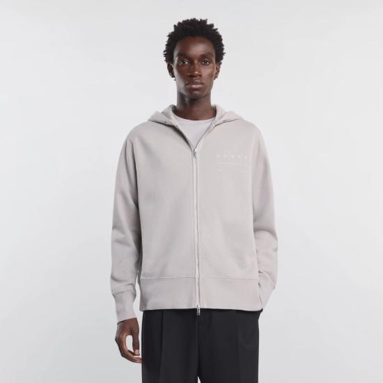 25FW 호간 후드 티셔츠 KQMB551203TXUYB403 Grey - HOGAN