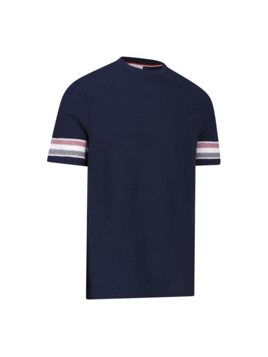  톰브라운 반팔 티셔츠 MJS204A J0046415 Blue - THOM BROWNE