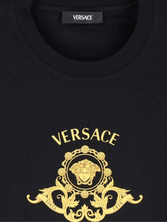 26SS 베르사체 반팔 티셔츠 1013944 1A167041B000 Black - VERSACE